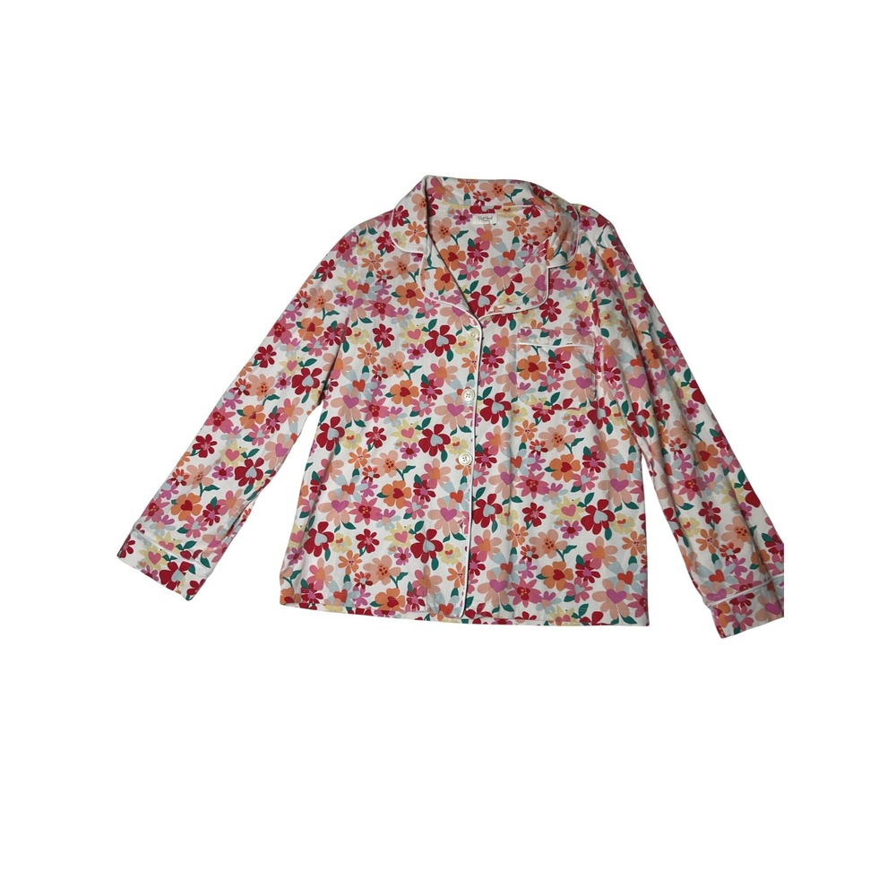 BedHead Pajamas Floral Organic Cotton Jersey Pajama Set Womens Small BH2941-5021 - Picture 3 of 16